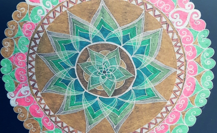 Thirty-fifth Mandala – A Labyrinth Mandala.